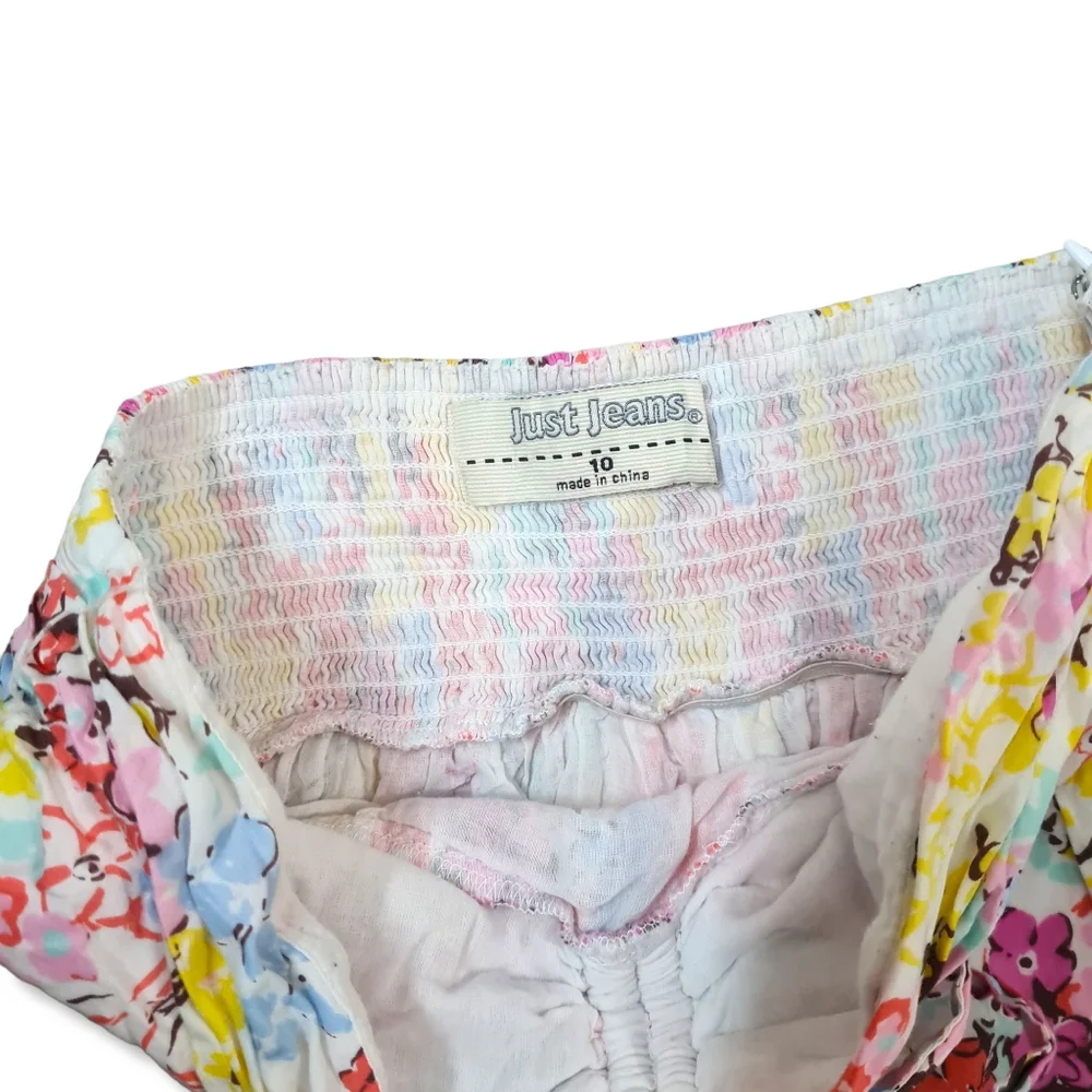 Size- S, multicolored floral printed mini dress - Picture 4 of 6